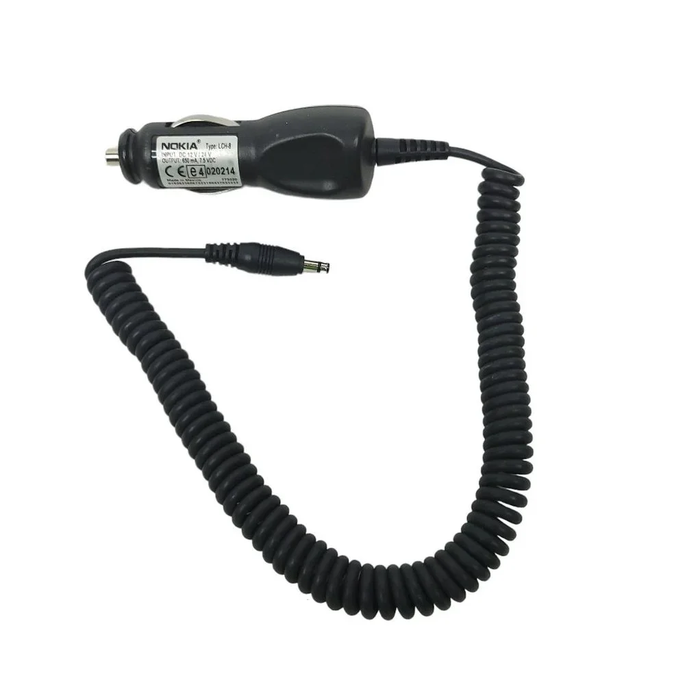 Nokia Travel Car Charger Type LCH-8 Input DC 12V 24V Output 650mA 7.5 VDC